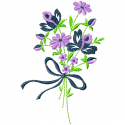 Flowers And Tree Embroidery Design 9 Flowers And Tree Embroidery Design 9